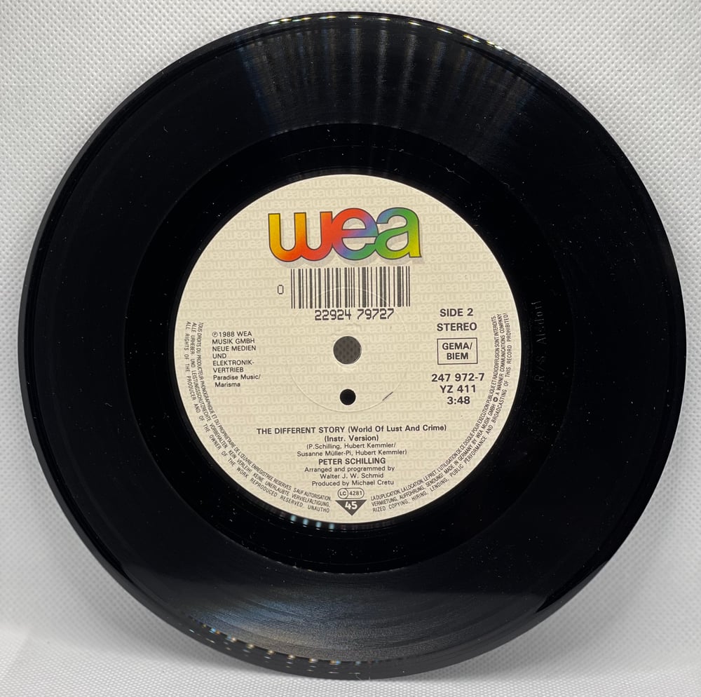 Schilling* – The Different Story (World Of Lust And Crime) 1988 7” 45rpm