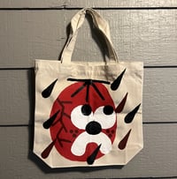 Unhappy fella tote bag