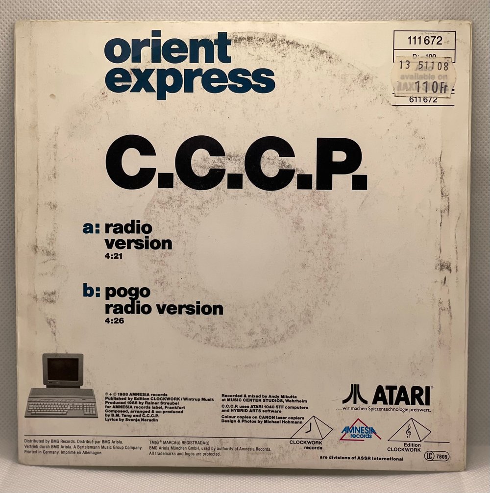 C.C.C.P. – Orient Express 1988 7” 45rpm