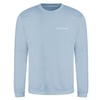 Light Blue Text Sweatshirt