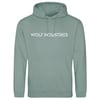 Dusty Green Text Hoodie