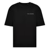 Black Text Oversized T-Shirt