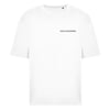 White Text Oversized T-Shirt