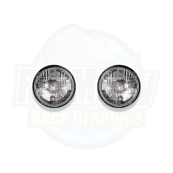 Image of Headlight Stickers Honda RC30 RC45 NC30 +Varoius 100mm
