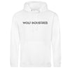 White Text Hoodie