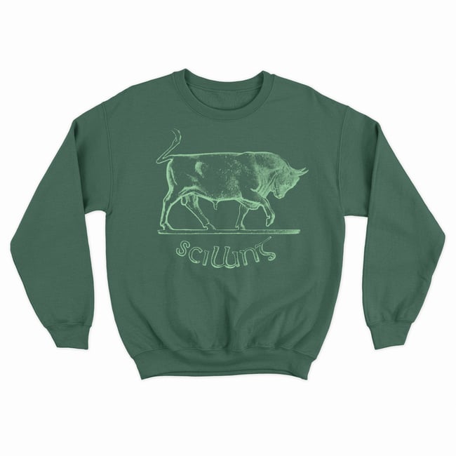 Abú Bull Sweatshirt - Bottle Green.