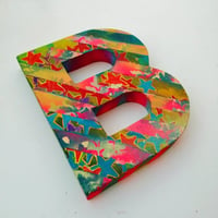 Image 4 of Sean Worrall - Letters, pop art, hand painted 3d letters...