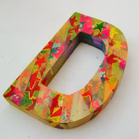 Image 5 of Sean Worrall - Letters, pop art, hand painted 3d letters...