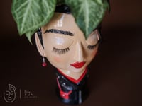 Image 5 of COMMISSION ARTWORK Quirky plant pot with face Ata