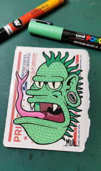 Image 2 of Lizard Underbite Sticker