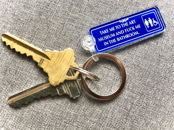 Image of Take Me To The Art Museum And…. Keychain