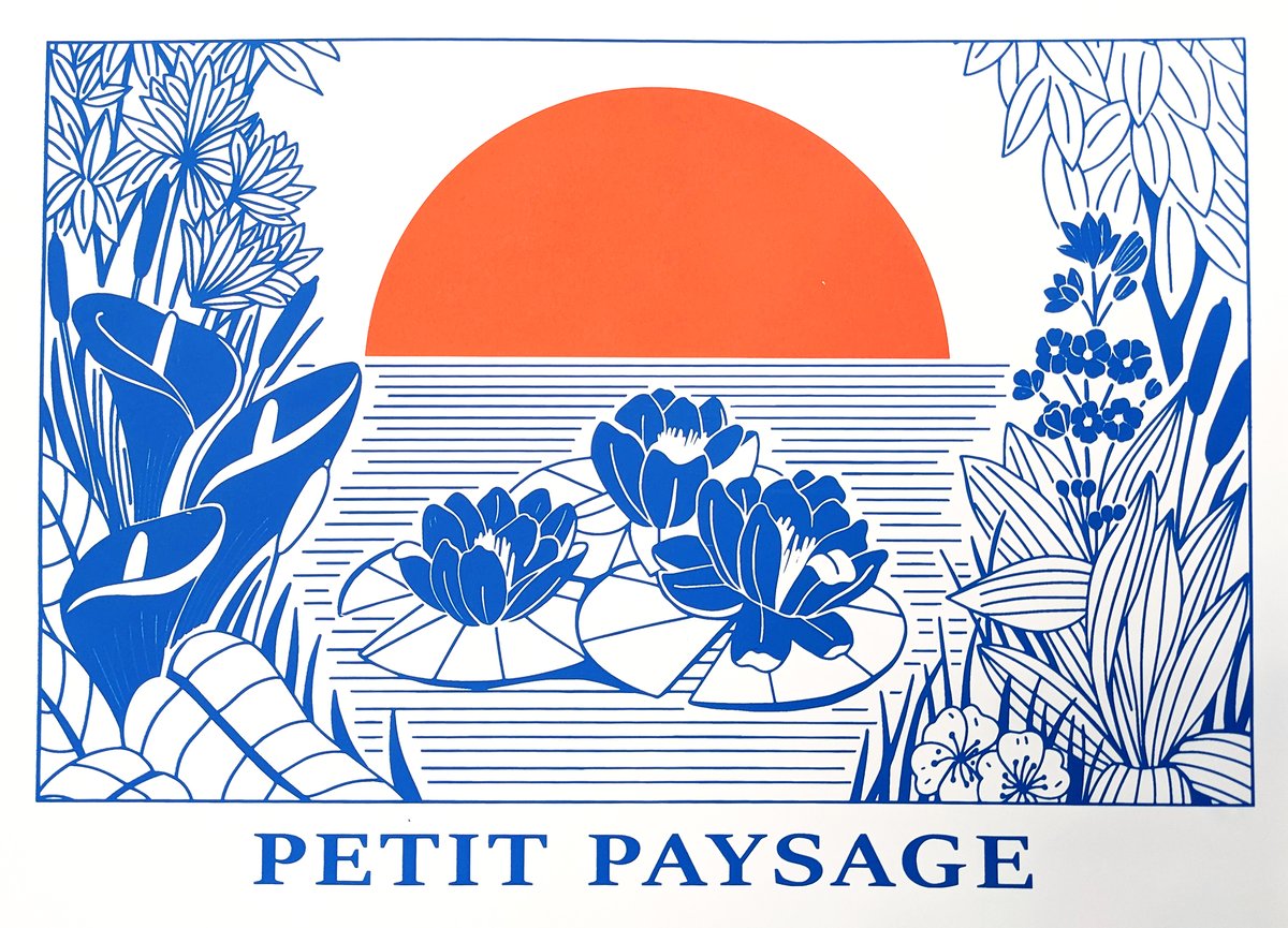 Sérigraphie Paysage