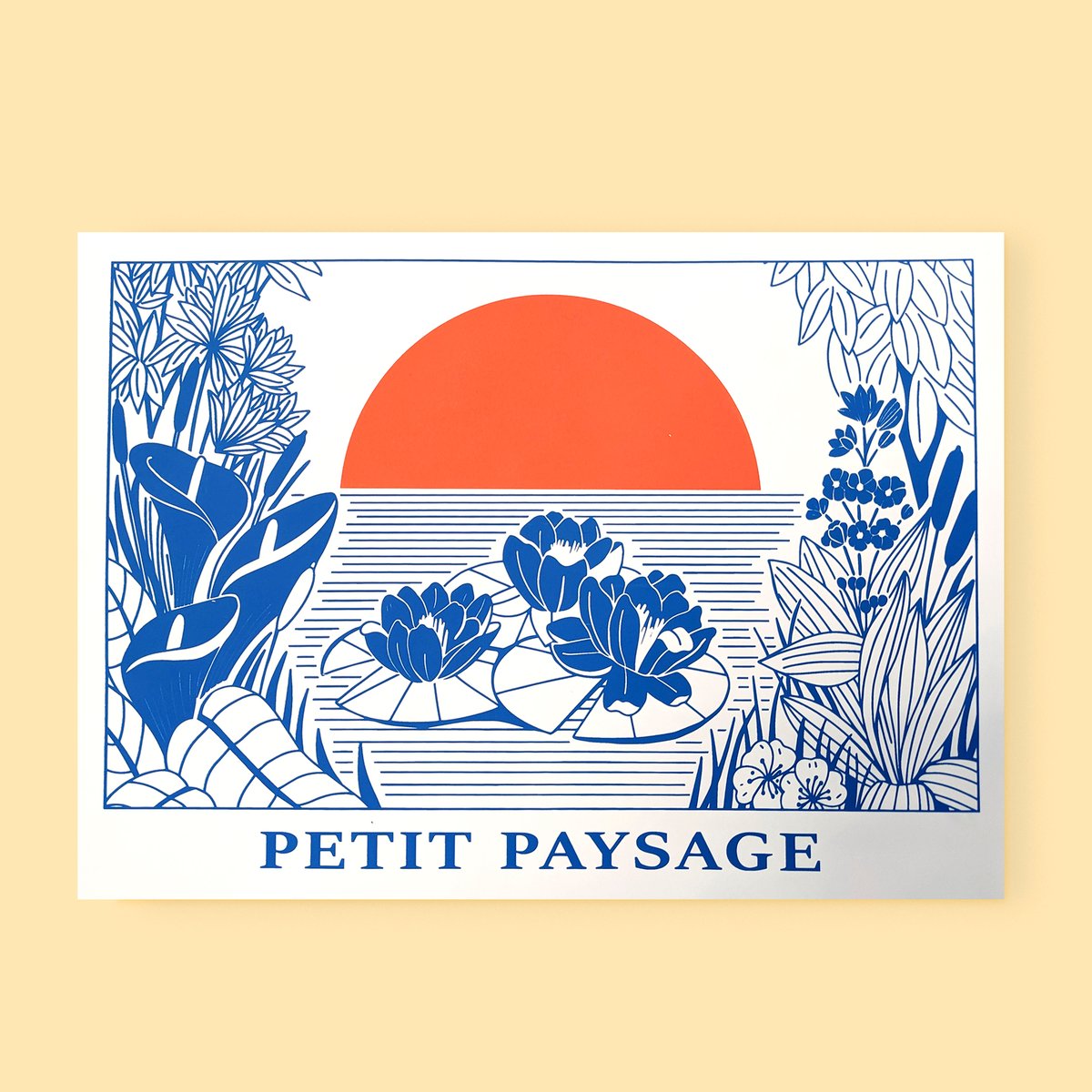 Sérigraphie Paysage