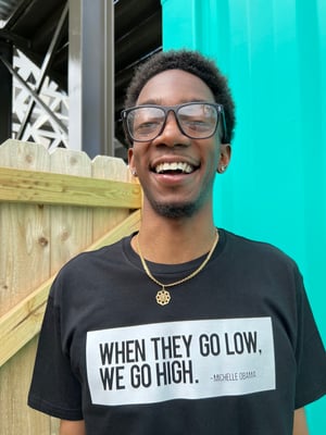 Image of When They Go Low, We Go High T-Shirt Presale