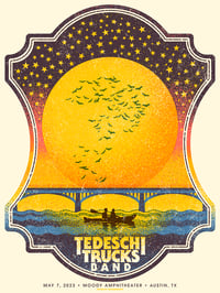 Image 1 of Tedeschi Trucks Band • Austin, TX • 18x24 screen printed poster