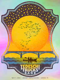 Image 2 of Tedeschi Trucks Band • Austin, TX • 18x24 screen printed poster