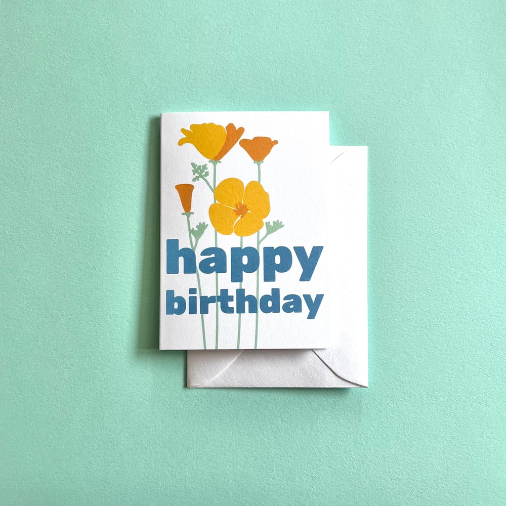 Image of Happy Birthday Enclosure Card
