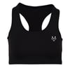 Black Sport Crop Top