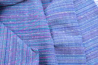 Image 2 of Handwoven Blue and Pink Twill Fancy Scarf