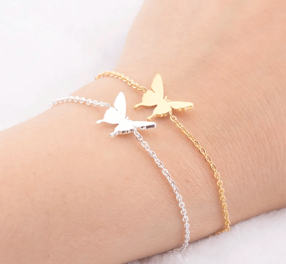 Image of Delicate Butterfly Bracelet