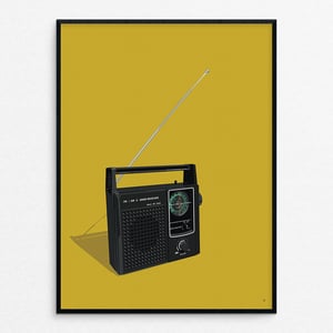Image of Sweet Songs on Broken Radios - Print