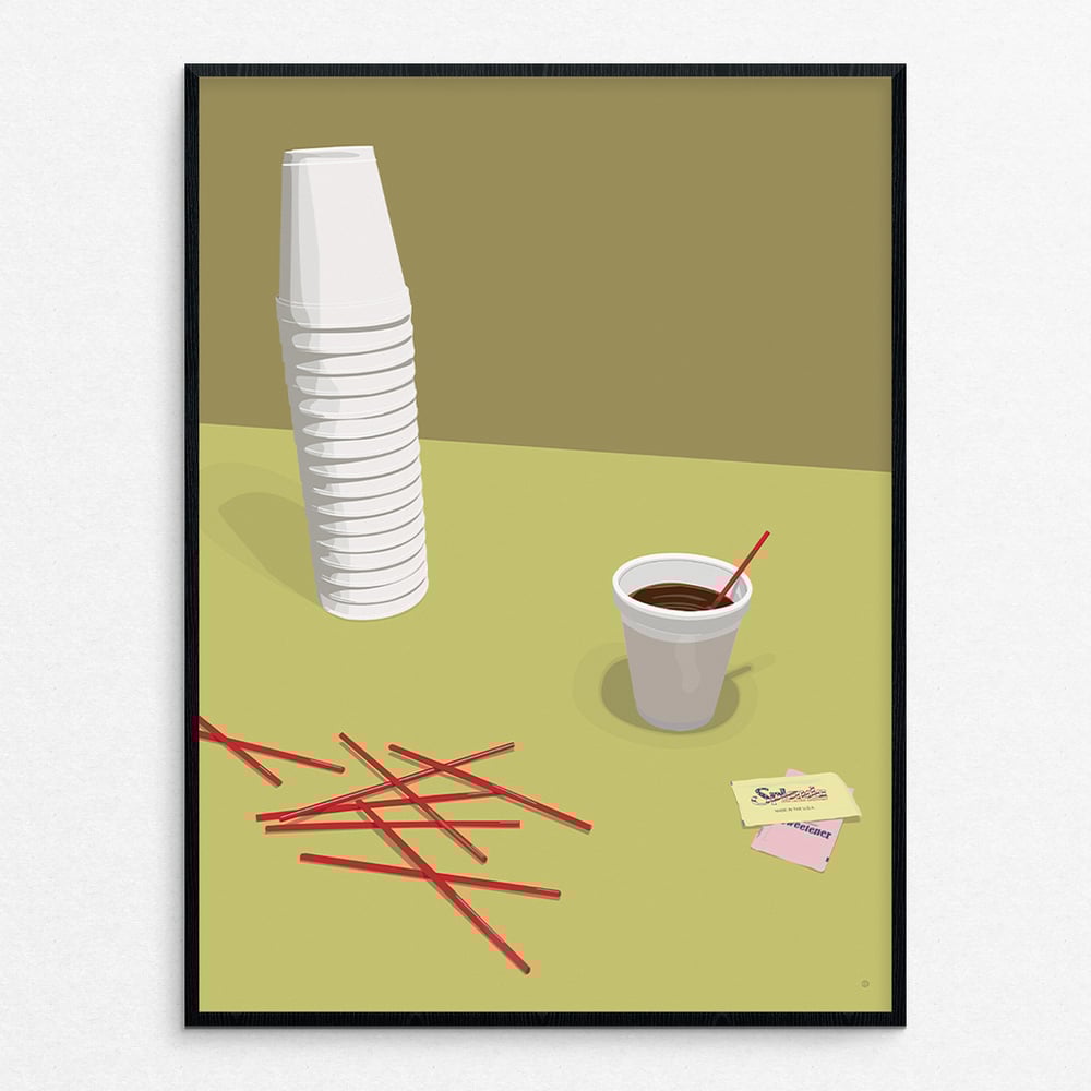 Image of Drink up. Keep away from open flame. Exhale. - Print
