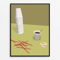 Image 1 of Drink up. Keep away from open flame. Exhale. - Print