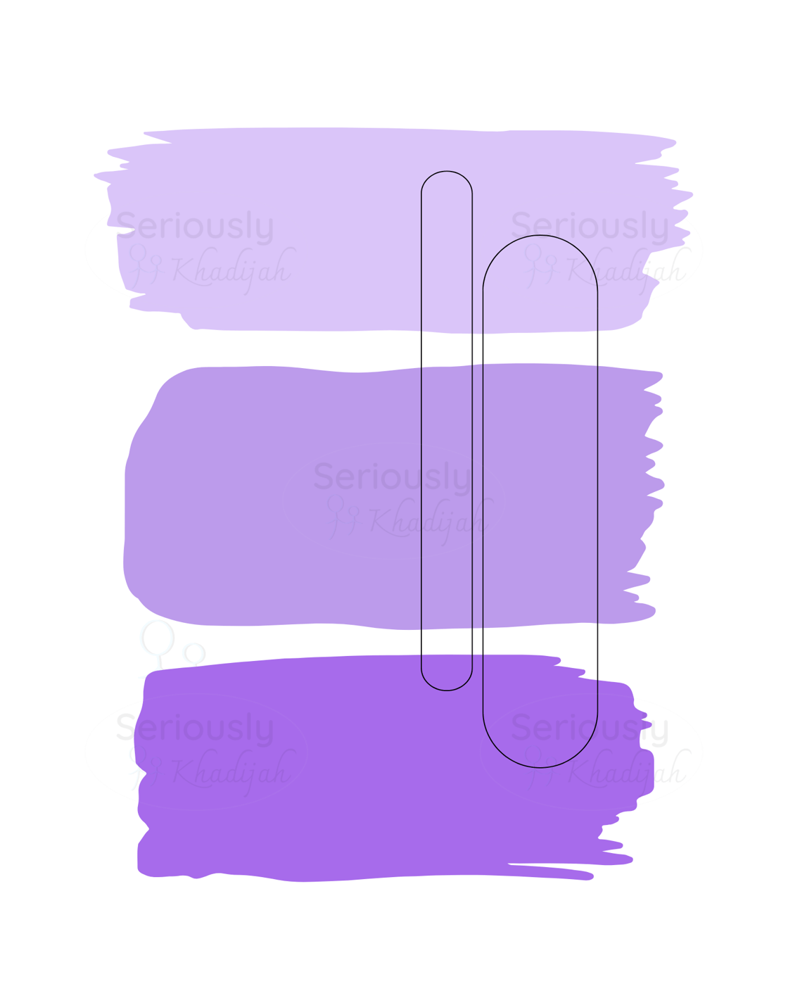 Image of Ombre Lines: A Stunning Set of Seven 8x10 Instant Download Art Prints