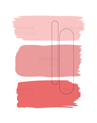 Image 3 of Ombre Lines: A Stunning Set of Seven 8x10 Instant Download Art Prints