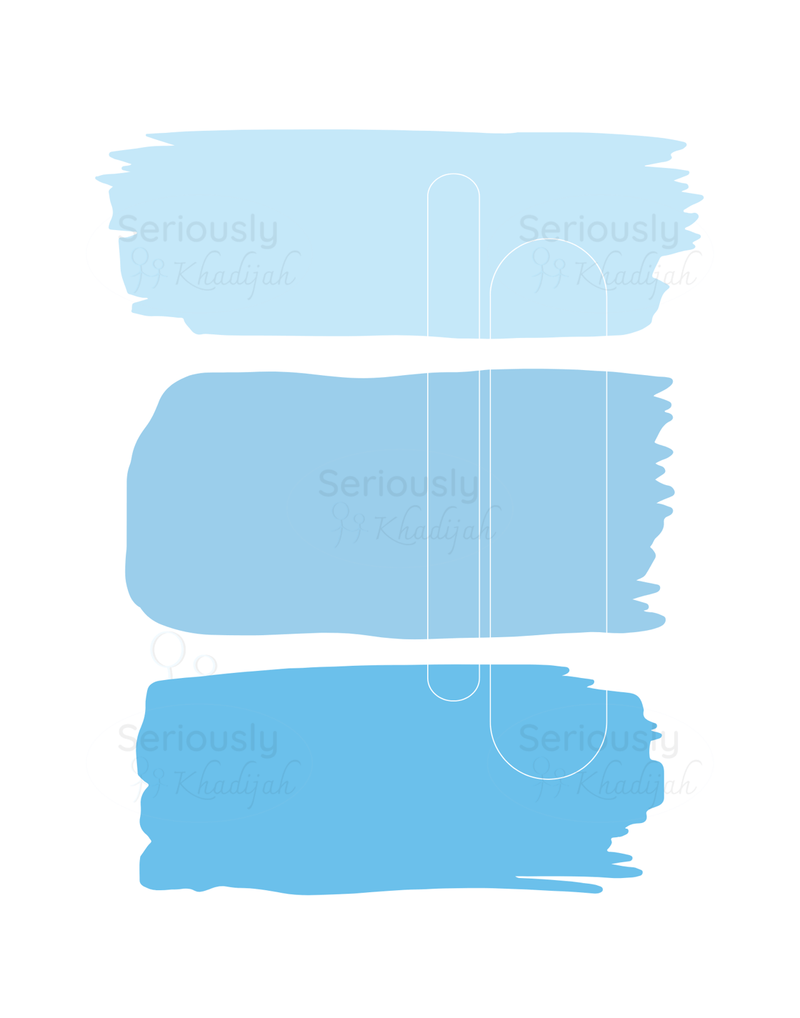 Image of Ombre Lines: A Stunning Set of Seven 8x10 Instant Download Art Prints