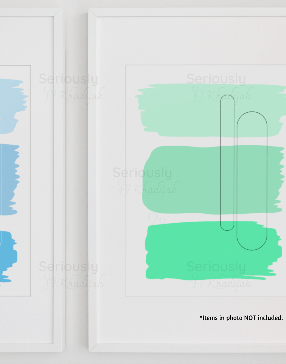 Image of Ombre Lines: A Stunning Set of Seven 8x10 Instant Download Art Prints
