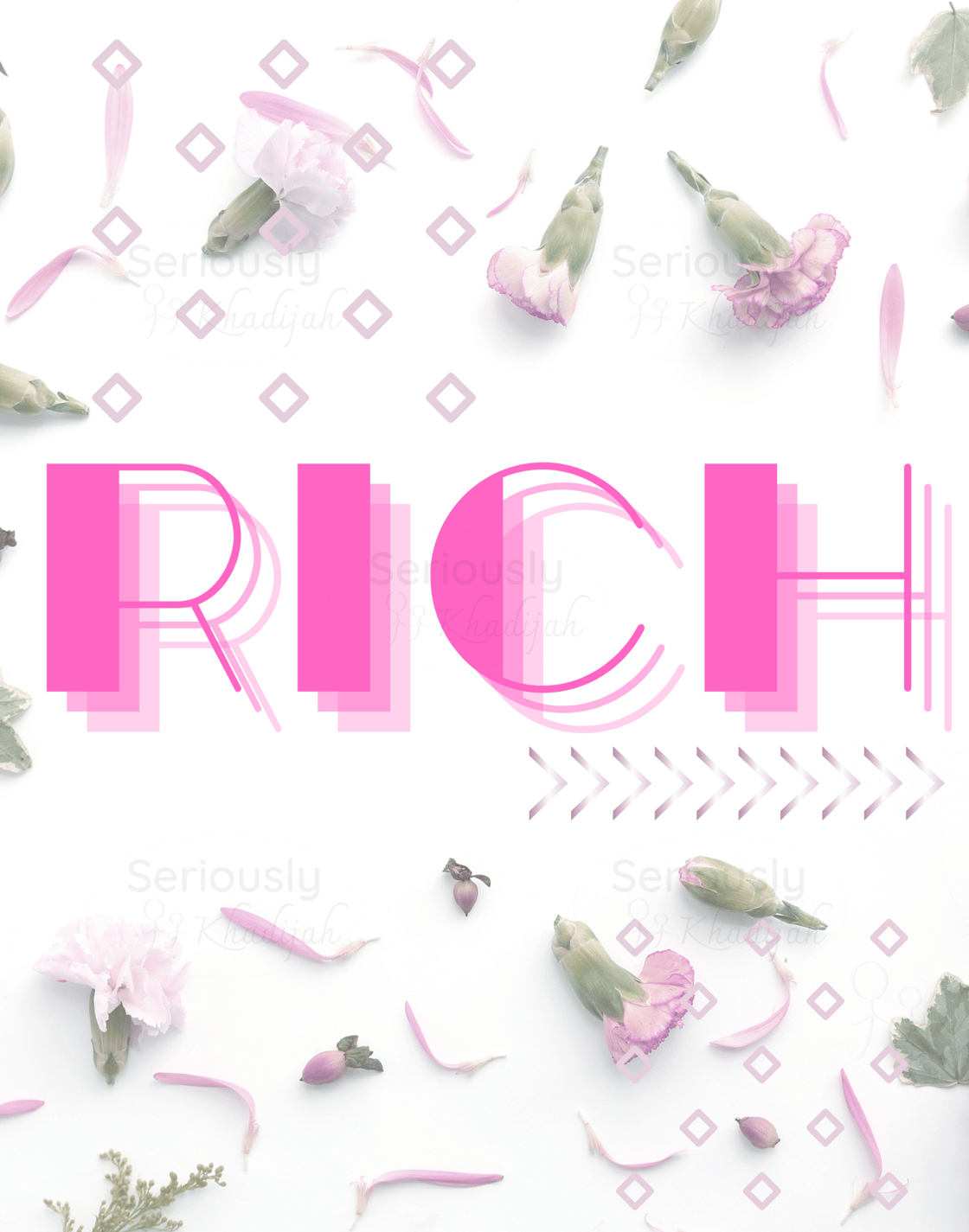 Image of Rich: A Beautiful 8x10 Instant Download Art Print