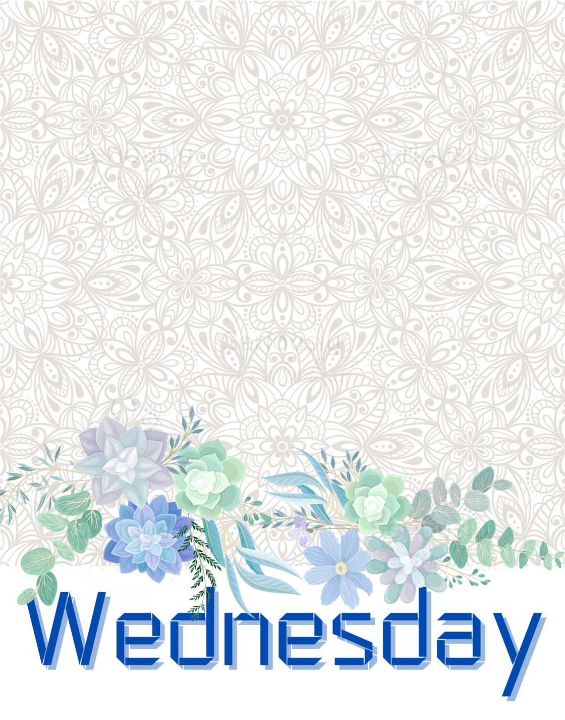 Image of Days of the Week Instant Download Print Bundle