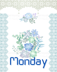 Image 1 of Days of the Week Instant Download Print Bundle