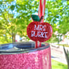 Teacher Apple Straw Topper