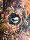 Hidden – Black-Capped Chickadee Painting 
