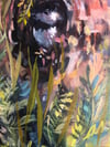 Hidden – Black-Capped Chickadee Painting 