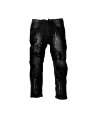 Image 1 of Black slim fit jeans