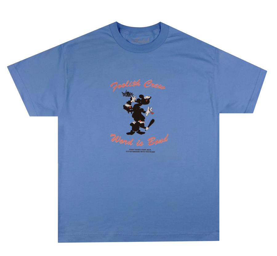 Image of Troubled Triplets Tee (Light Blue)