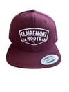 Burgundy Patch SnapBack 