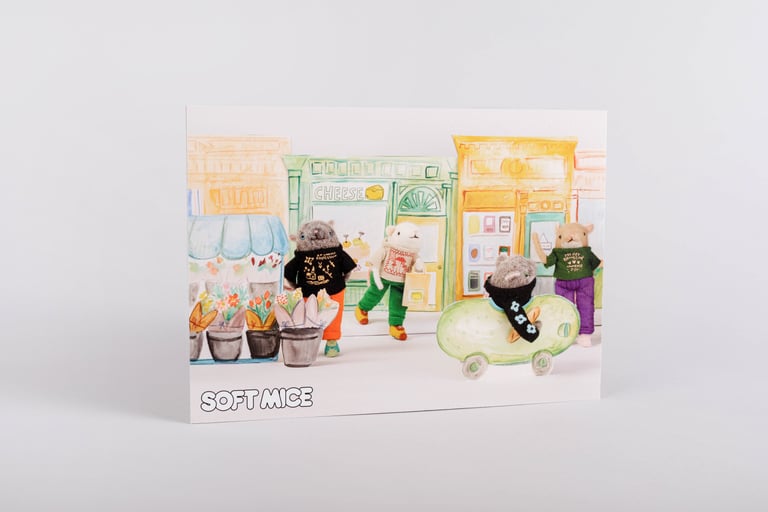 Busy Town A5 Print Image 2