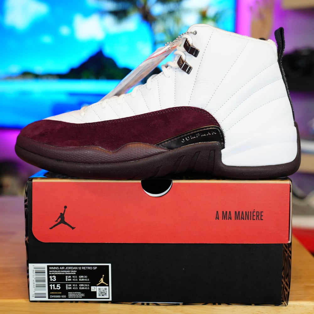 Image of Jordan 12 Retro SP A Ma Maniére White 11.5M 13W