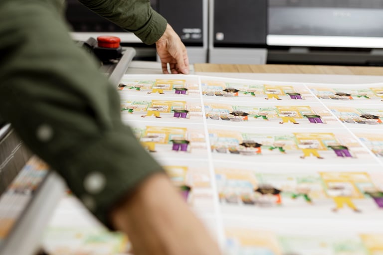 'Busy Town' A4 Print Image 4