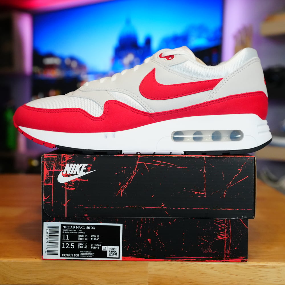 Image of Nike Air Max 1 '86 OG Big Bubble Sport Red