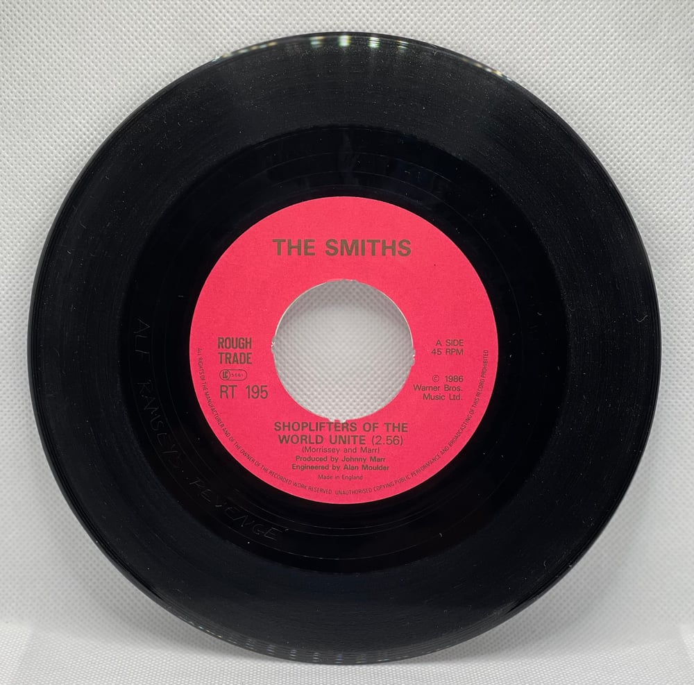 The Smiths - Shoplifters Of The World Unite/Half A Person 1987 7β 45rpm