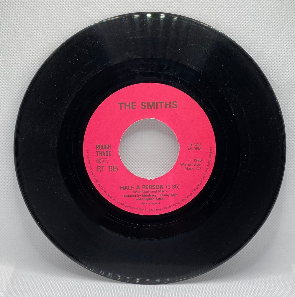 The Smiths - Shoplifters Of The World Unite/Half A Person 1987 7β 45rpm