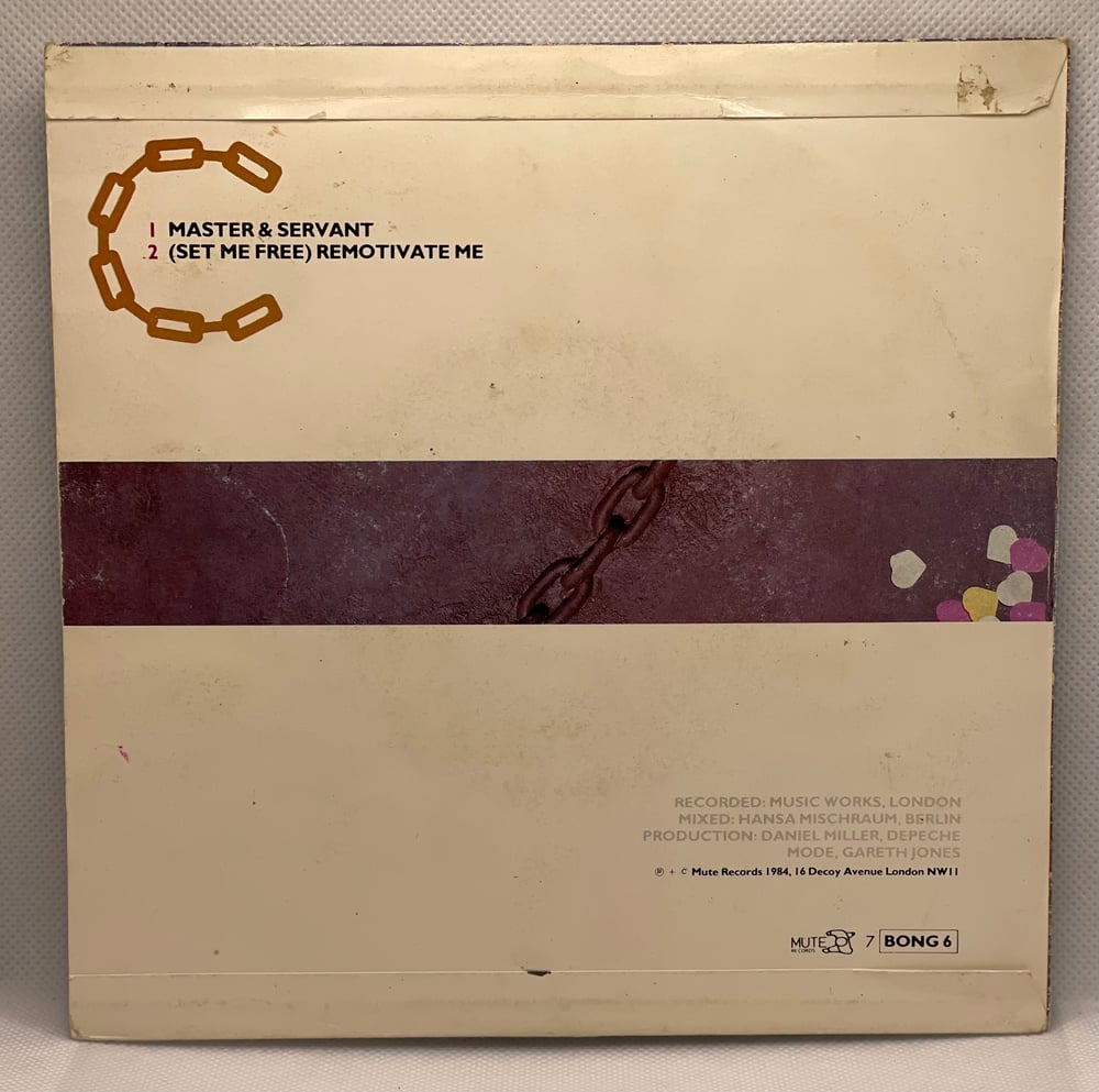Depeche Mode- Master and Servant/(Set Me Free) Remotivate Me 1984 7” 45rpm