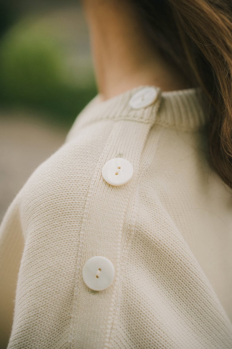 LE PULL COTON - CRÈME Image 4