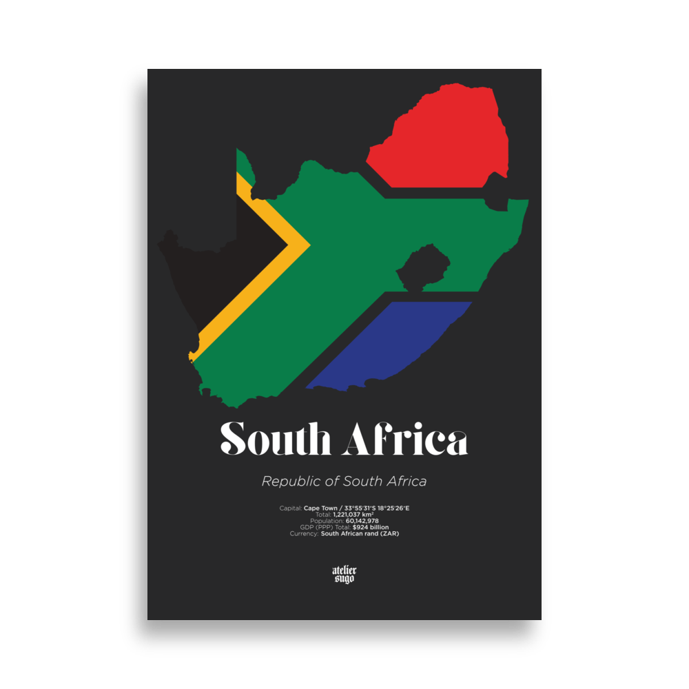 REPUBLIC OF SOUTH AFRICA - LIMITED EDITION POSTER