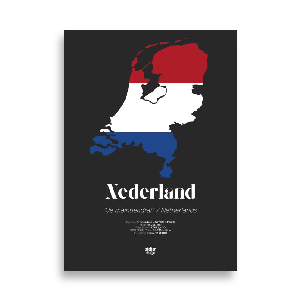 NEDERLAND / NETHERLANDS - LIMITED EDITION POSTER